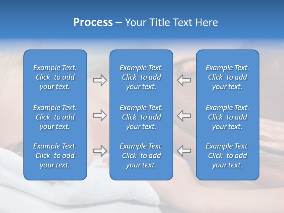 Woman Getting Happy PowerPoint Template