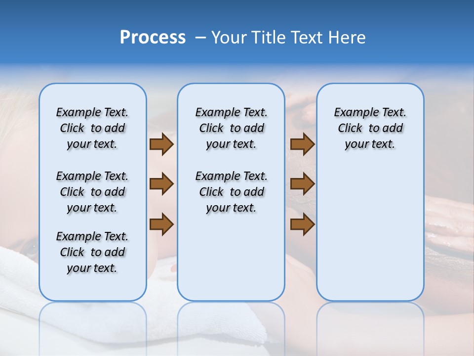 Woman Getting Happy PowerPoint Template