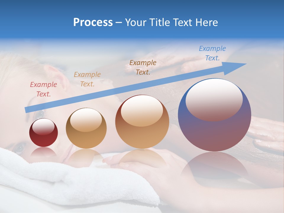 Woman Getting Happy PowerPoint Template