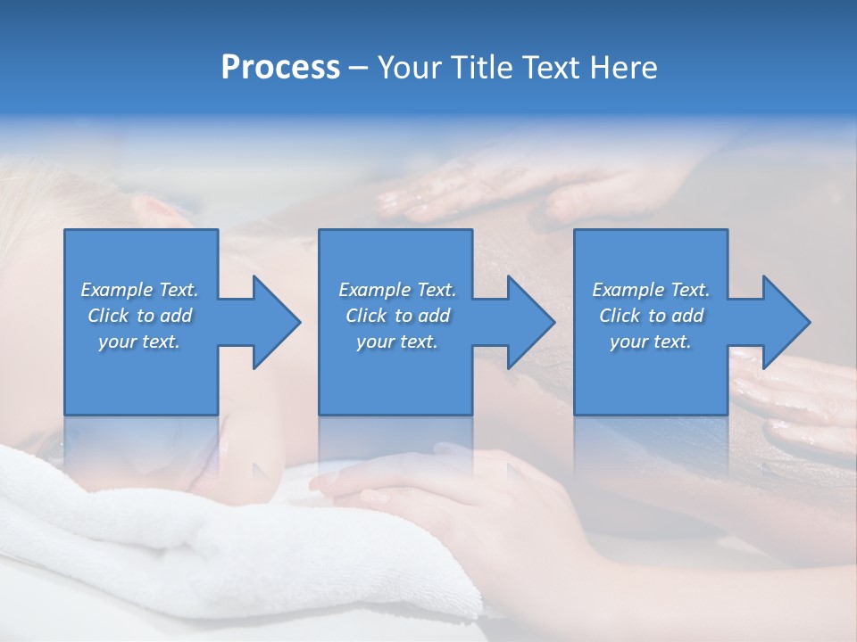 Woman Getting Happy PowerPoint Template