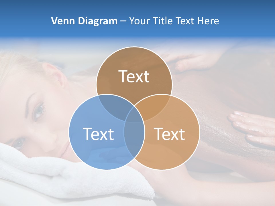 Woman Getting Happy PowerPoint Template