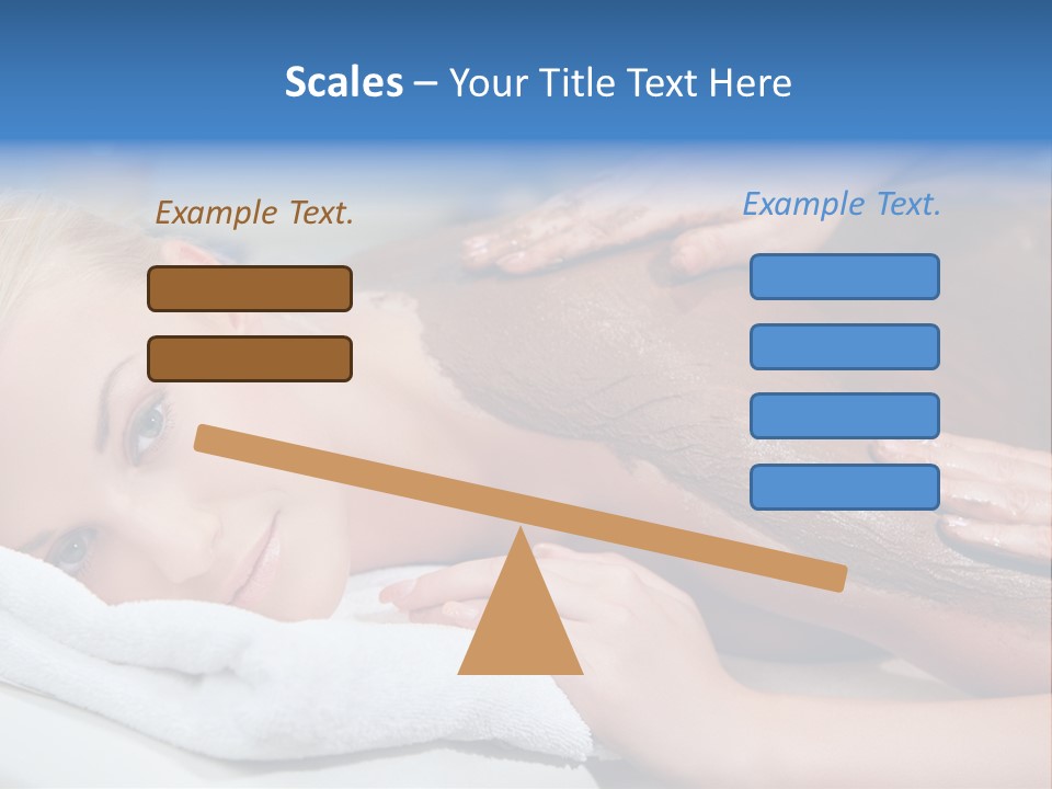 Woman Getting Happy PowerPoint Template