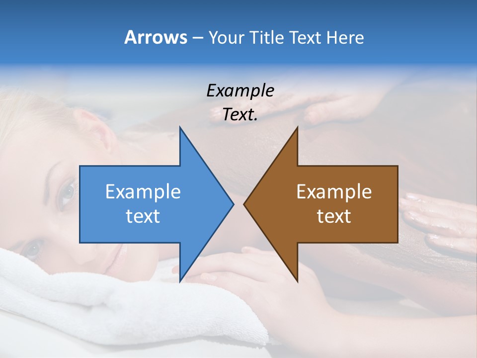 Woman Getting Happy PowerPoint Template