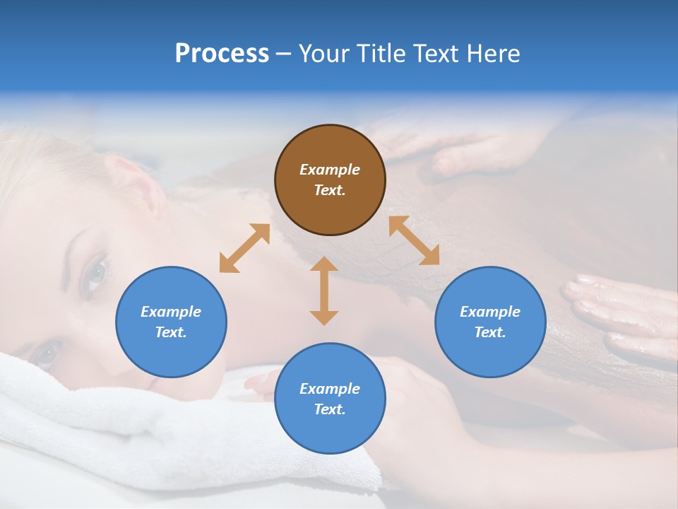 Woman Getting Happy PowerPoint Template