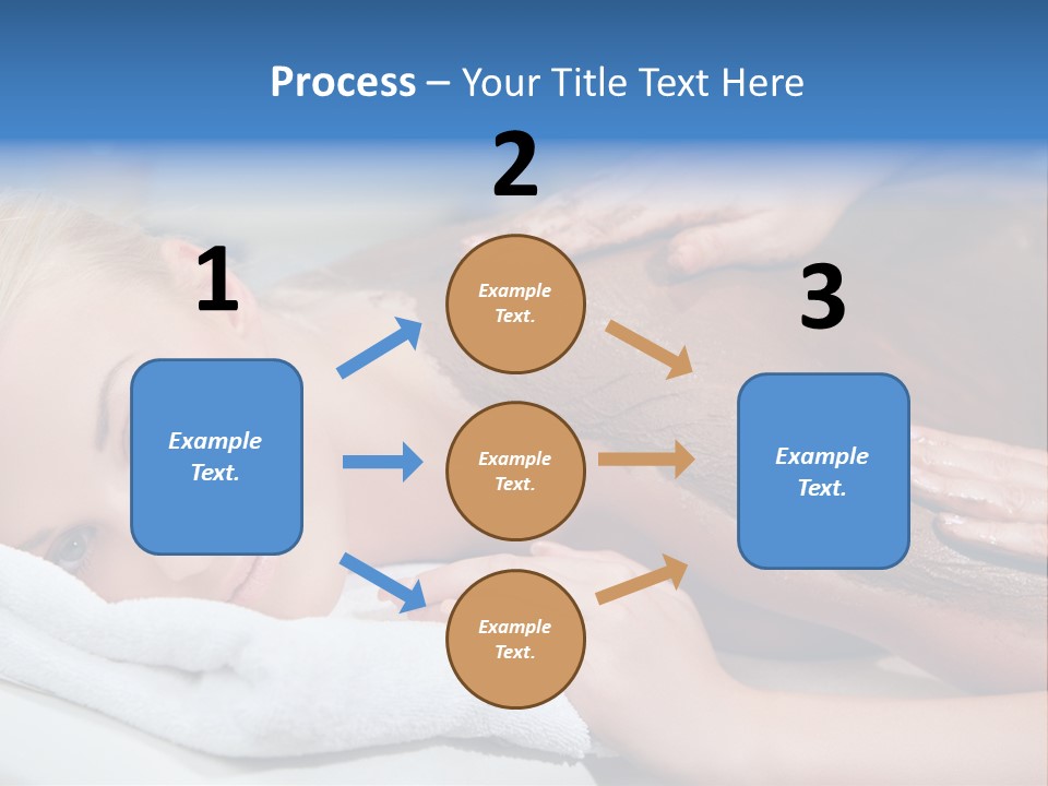 Woman Getting Happy PowerPoint Template