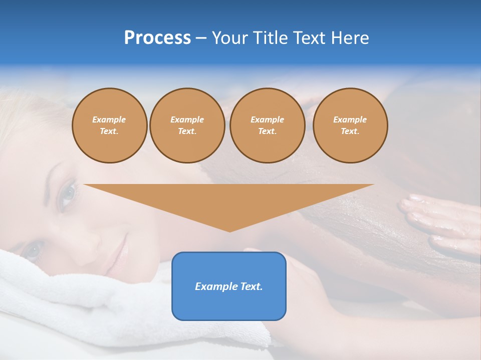 Woman Getting Happy PowerPoint Template