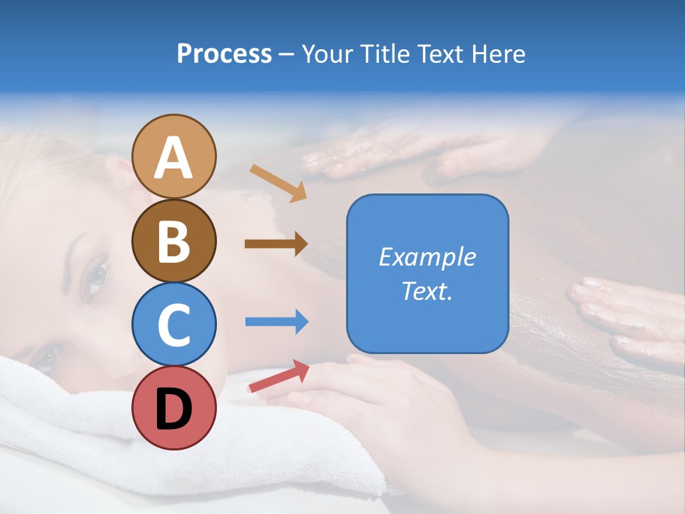 Woman Getting Happy PowerPoint Template