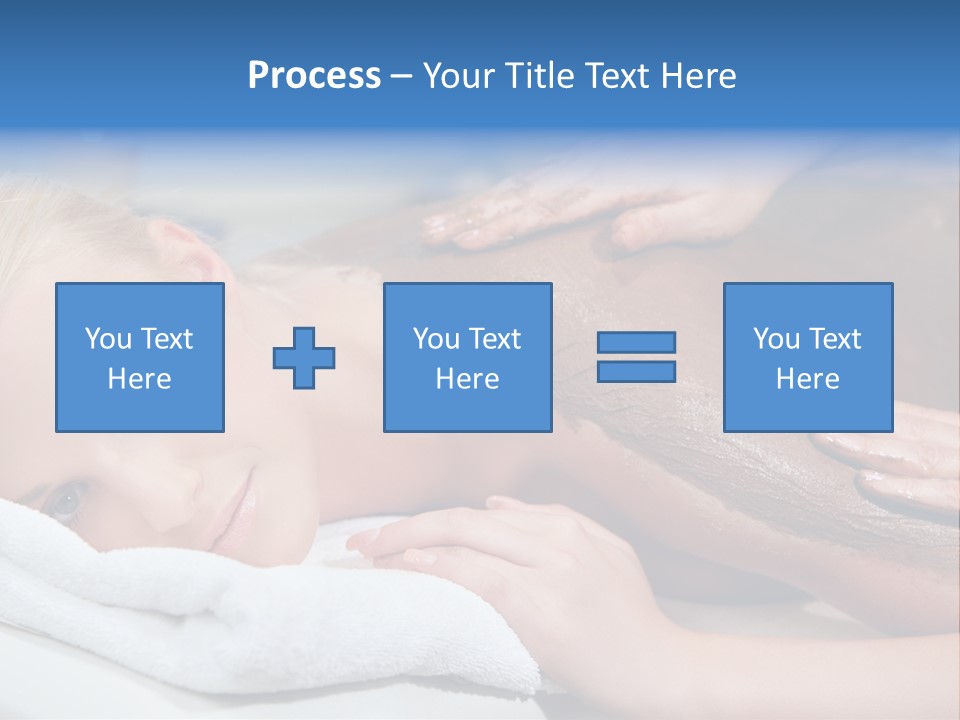 Woman Getting Happy PowerPoint Template