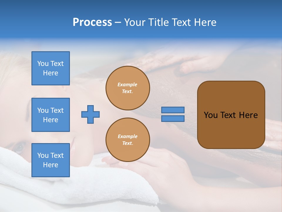 Woman Getting Happy PowerPoint Template