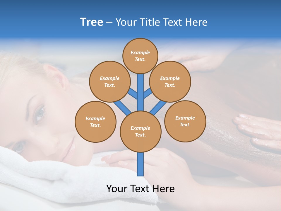 Woman Getting Happy PowerPoint Template