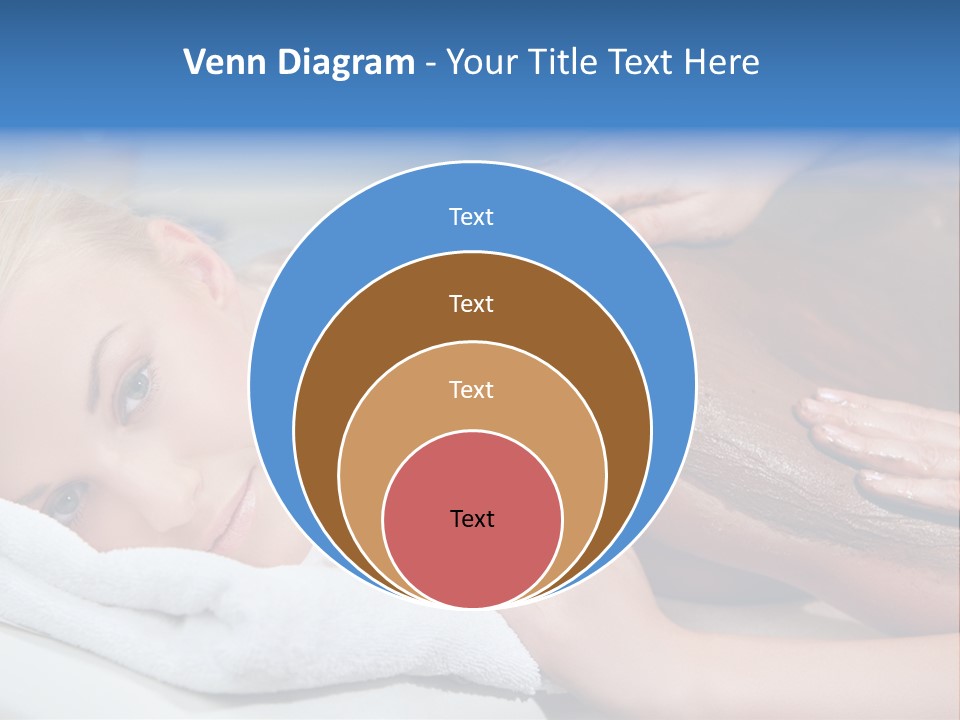 Woman Getting Happy PowerPoint Template