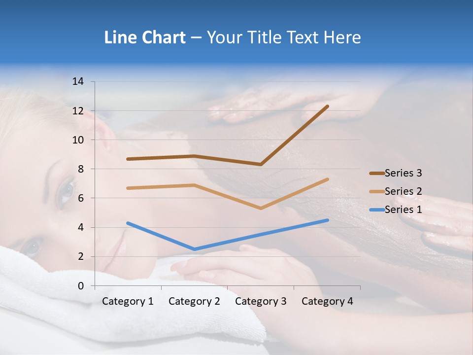 Woman Getting Happy PowerPoint Template