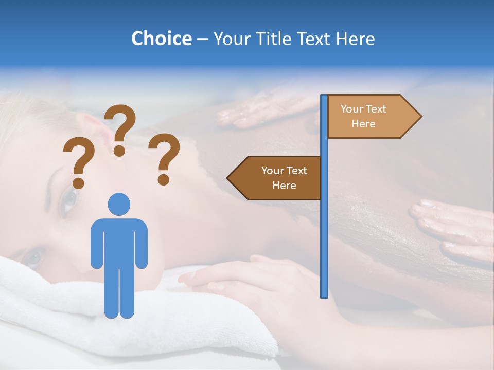 Woman Getting Happy PowerPoint Template