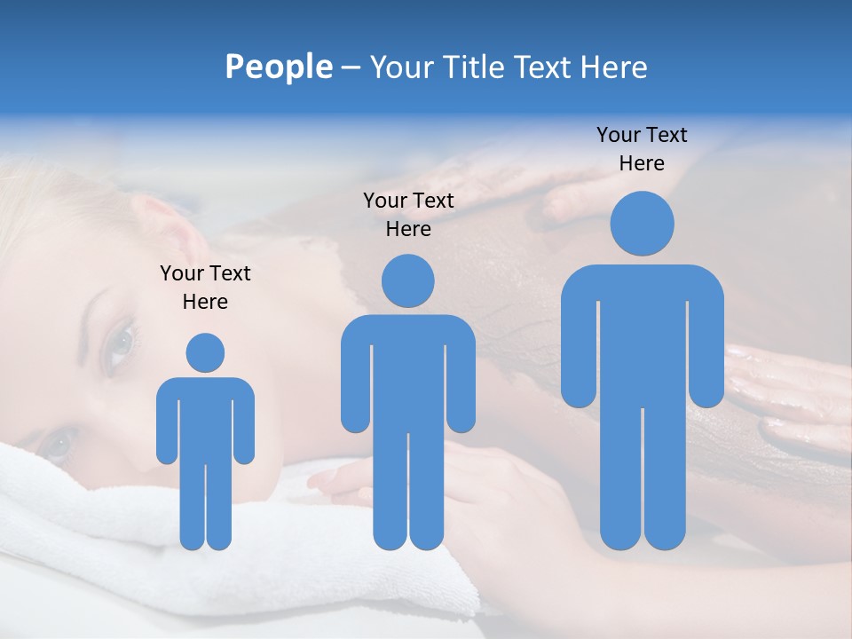 Woman Getting Happy PowerPoint Template