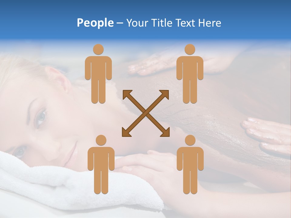 Woman Getting Happy PowerPoint Template