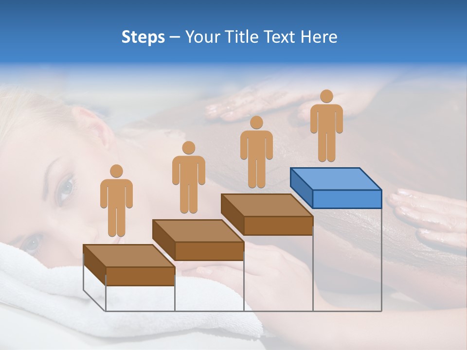 Woman Getting Happy PowerPoint Template