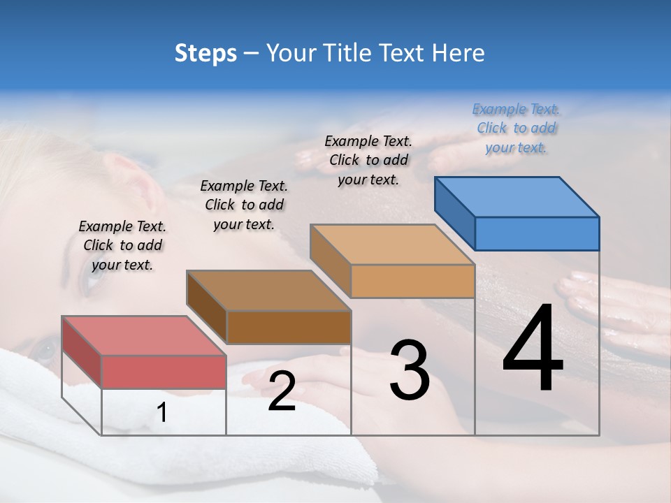 Woman Getting Happy PowerPoint Template