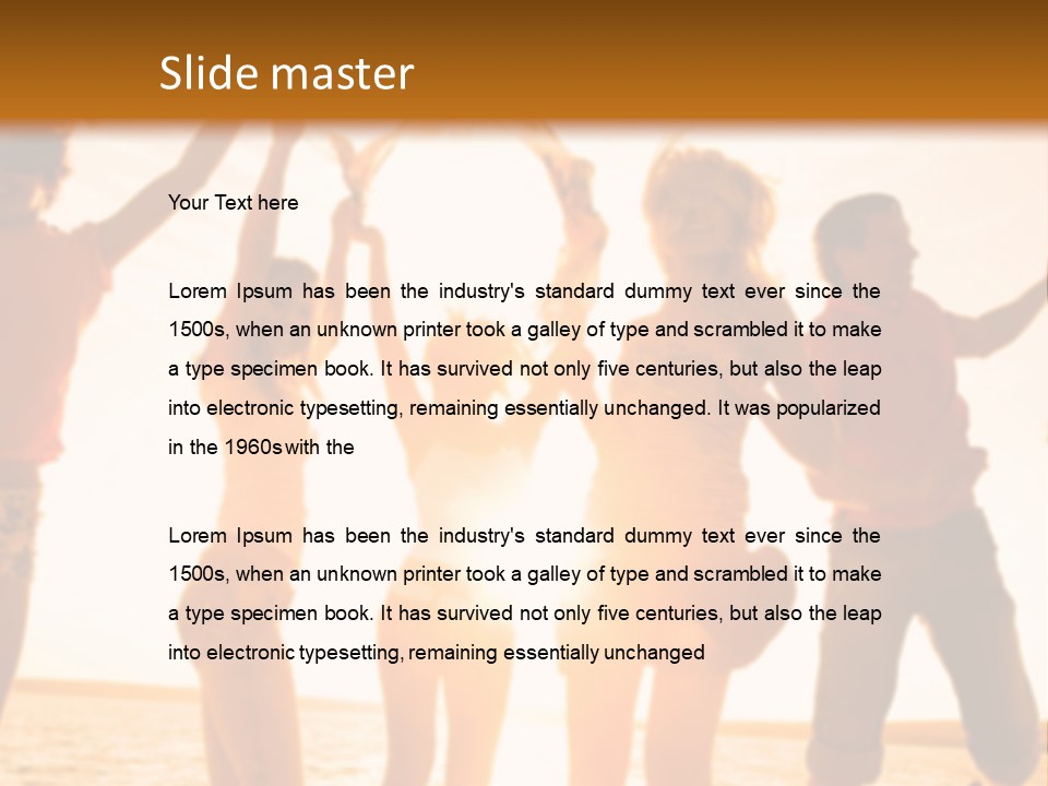 Summer Carefree Young PowerPoint Template