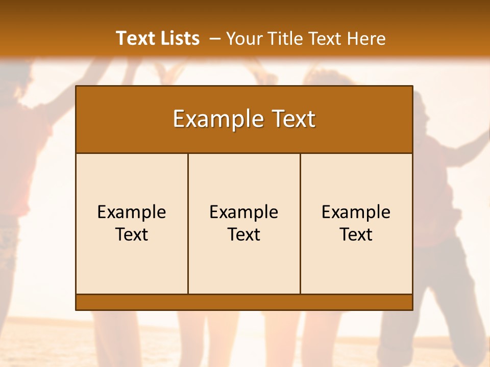 Summer Carefree Young PowerPoint Template