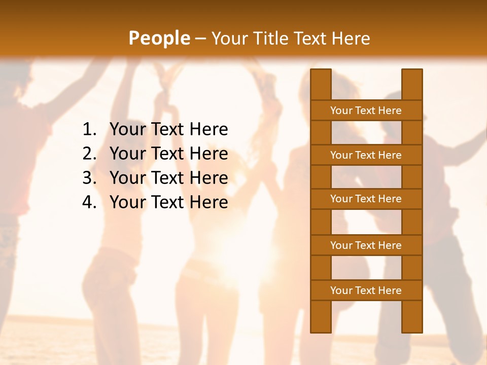Summer Carefree Young PowerPoint Template