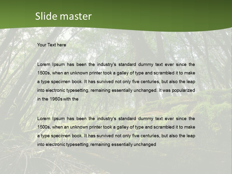 Sun Portrait Sunset PowerPoint Template