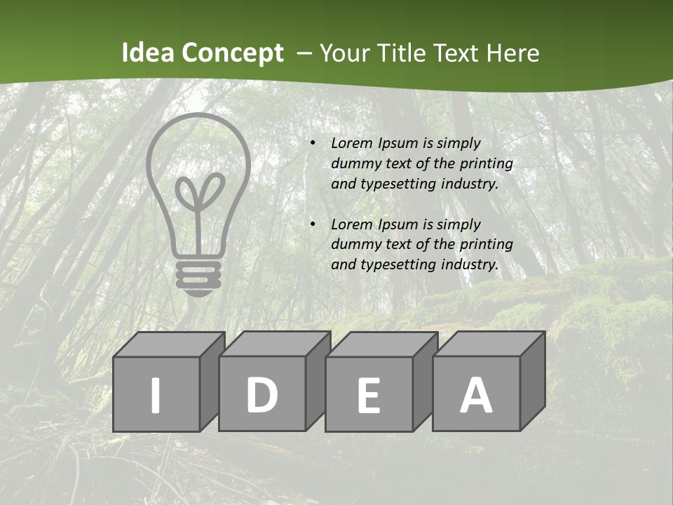 Sun Portrait Sunset PowerPoint Template