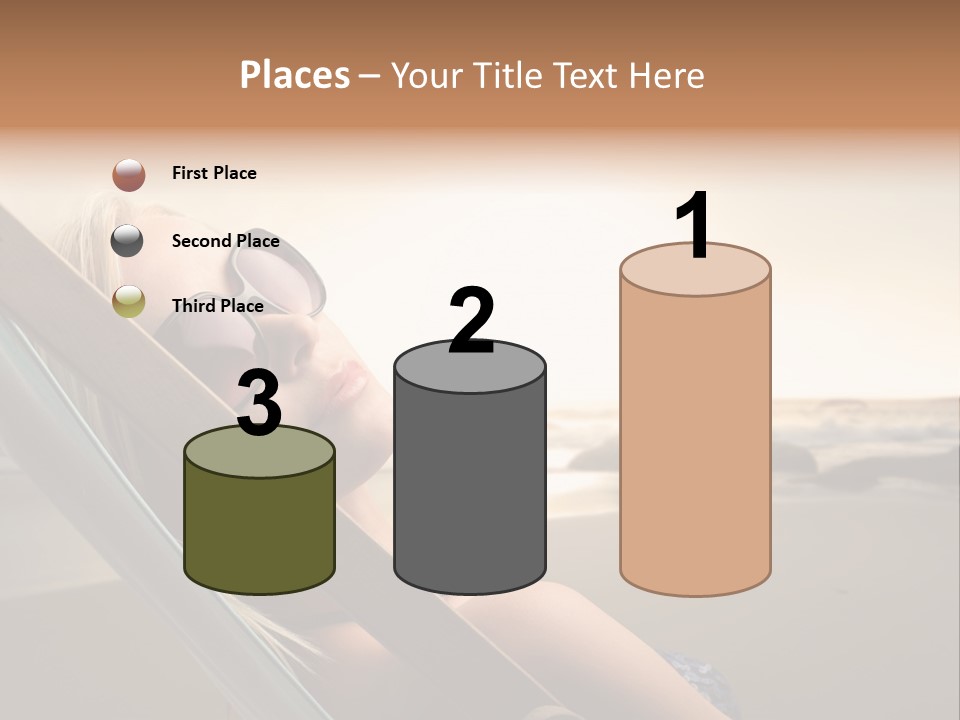 Sun Portrait Sunset PowerPoint Template