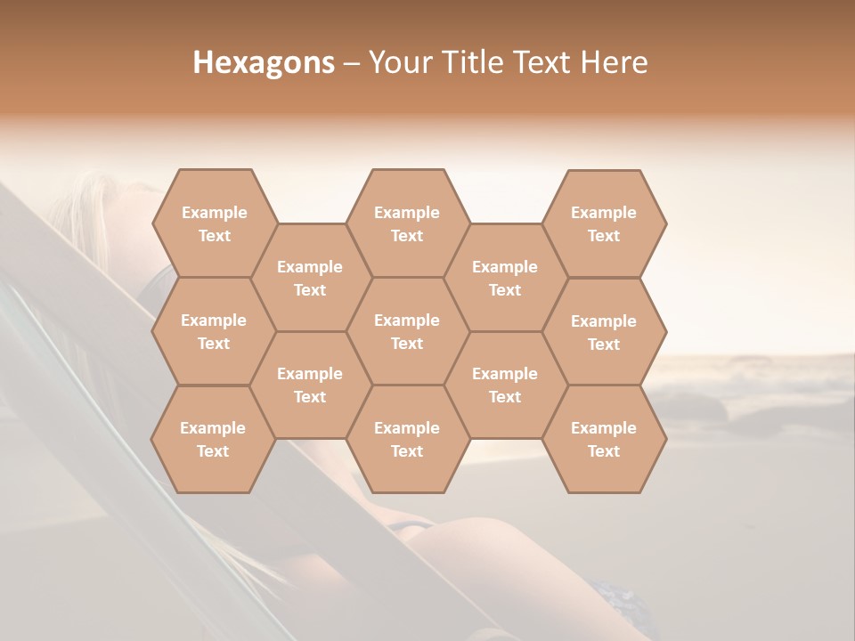 Sun Portrait Sunset PowerPoint Template