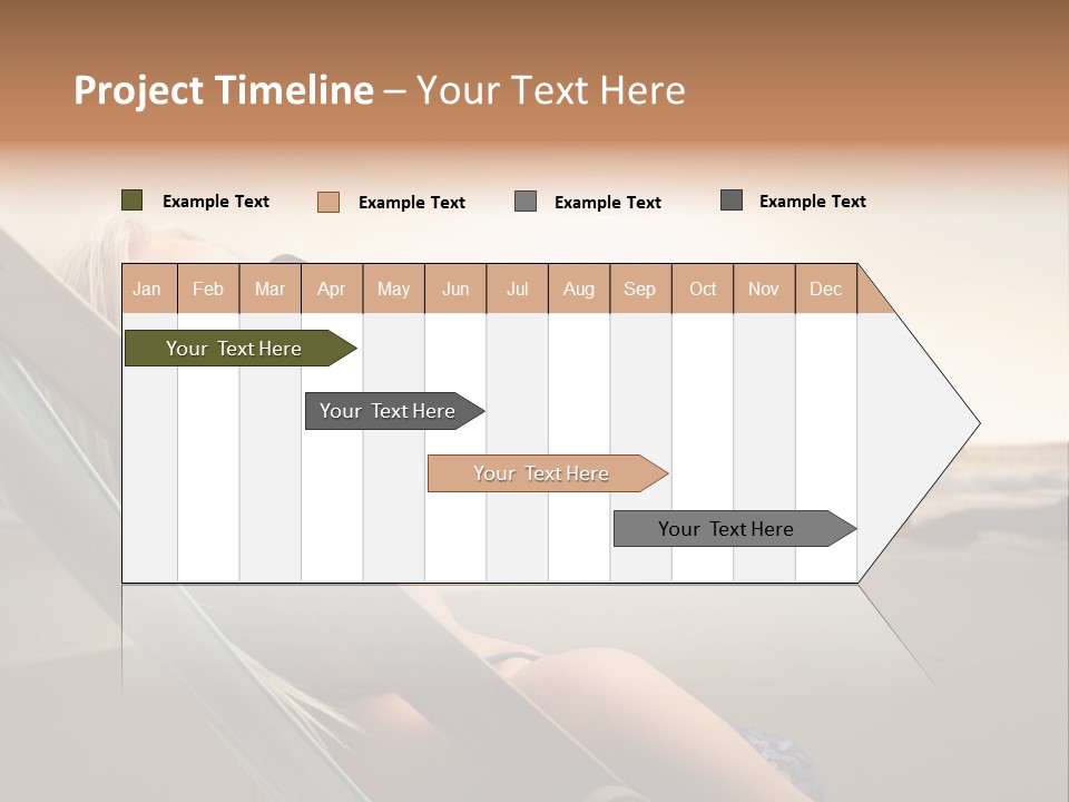 Sun Portrait Sunset PowerPoint Template
