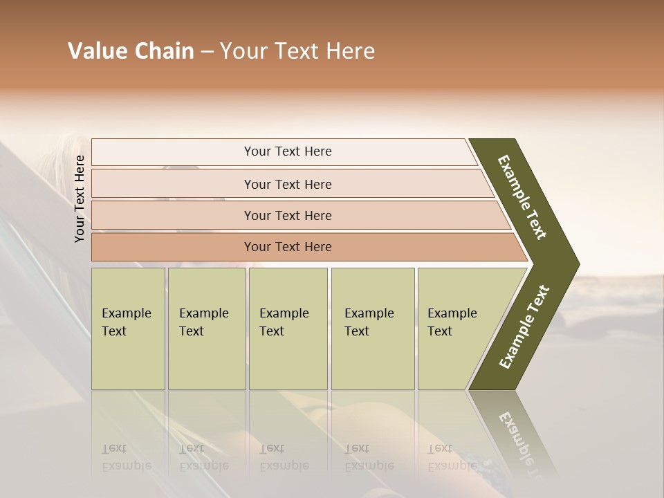 Sun Portrait Sunset PowerPoint Template
