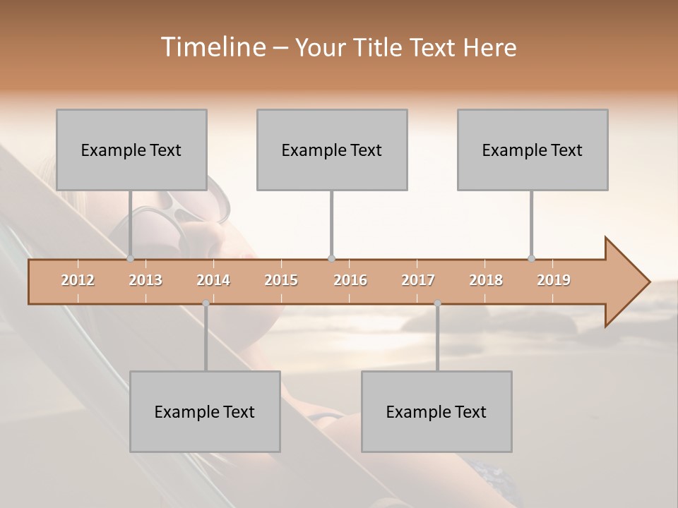 Sun Portrait Sunset PowerPoint Template