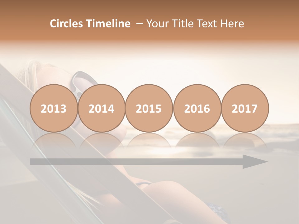 Sun Portrait Sunset PowerPoint Template