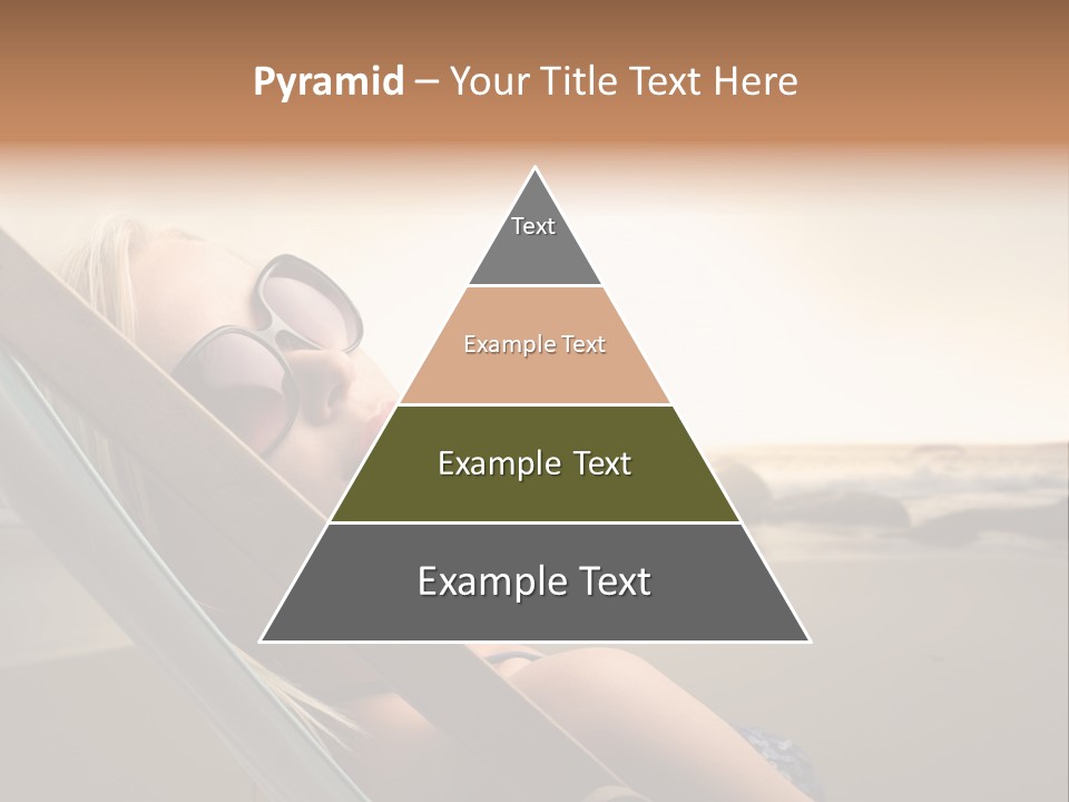 Sun Portrait Sunset PowerPoint Template