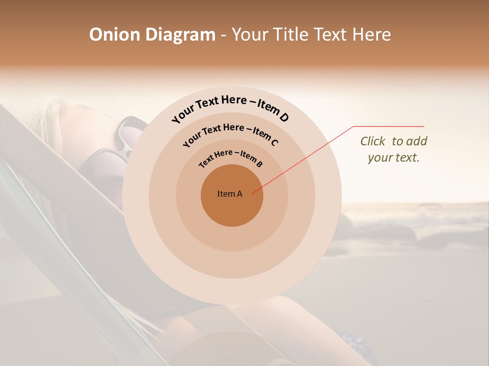 Sun Portrait Sunset PowerPoint Template