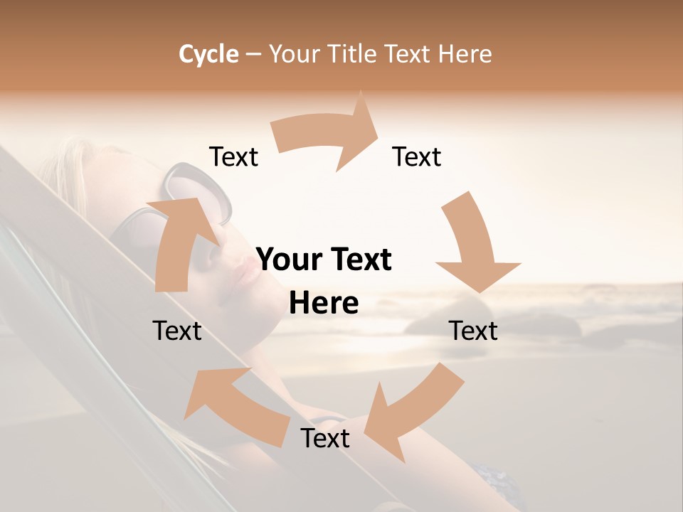 Sun Portrait Sunset PowerPoint Template