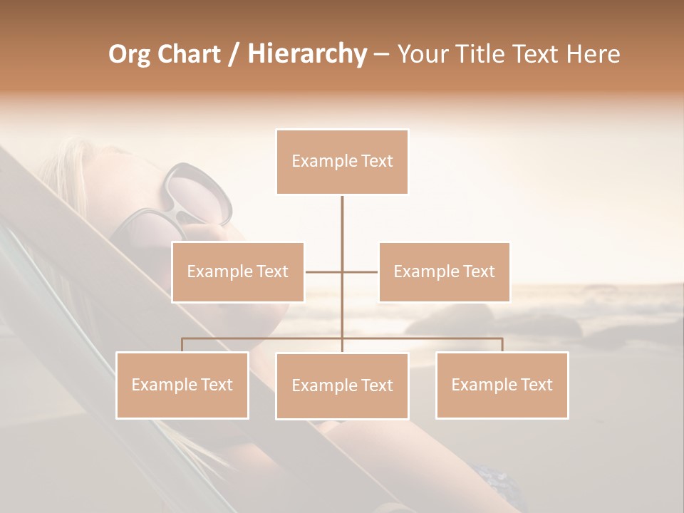 Sun Portrait Sunset PowerPoint Template