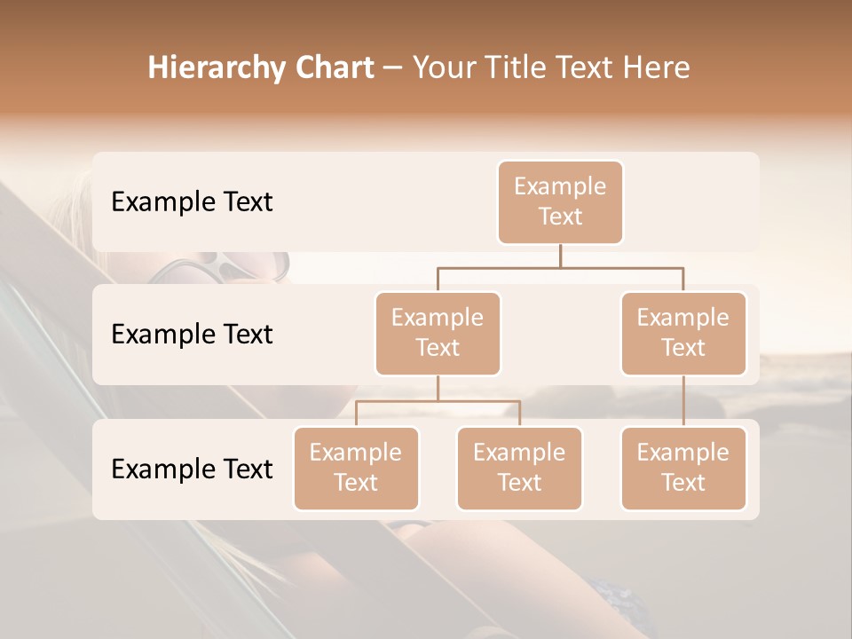 Sun Portrait Sunset PowerPoint Template