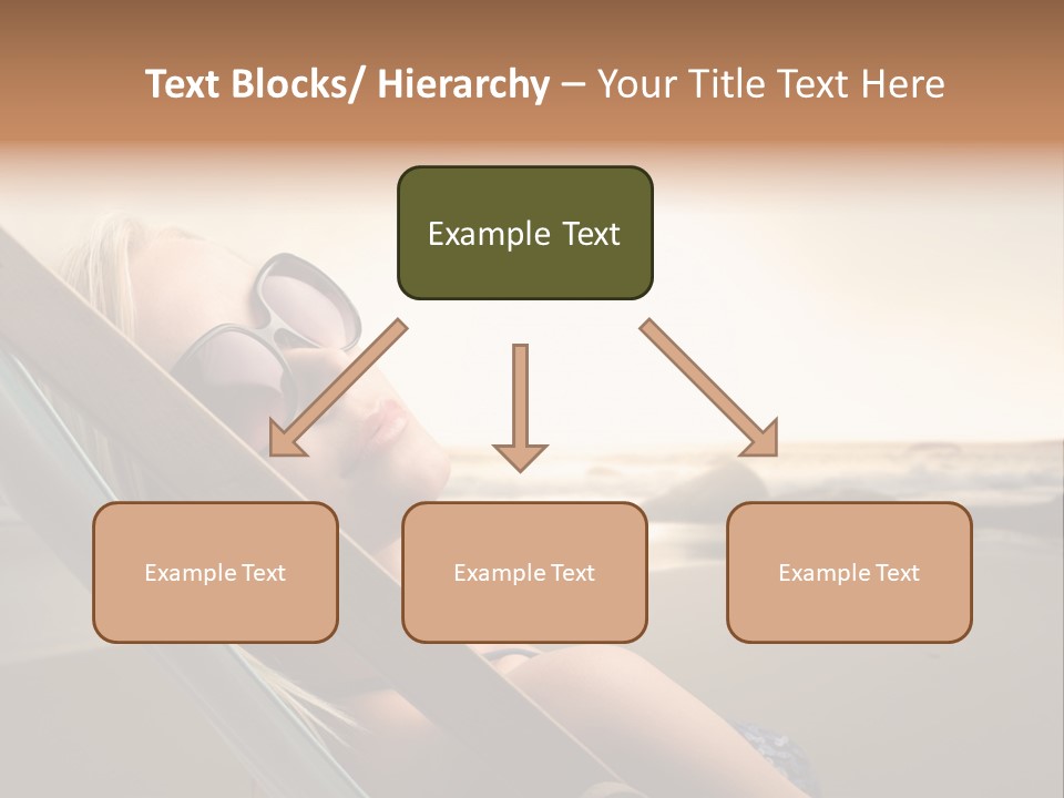 Sun Portrait Sunset PowerPoint Template