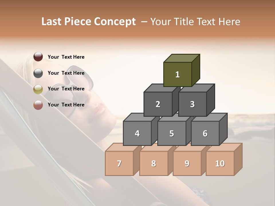Sun Portrait Sunset PowerPoint Template