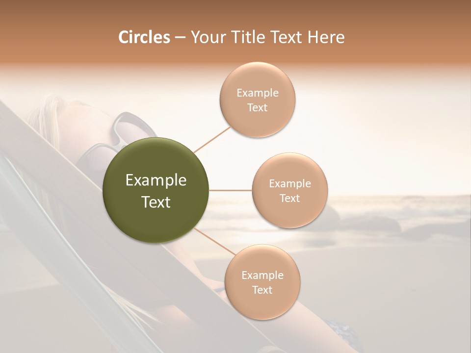 Sun Portrait Sunset PowerPoint Template