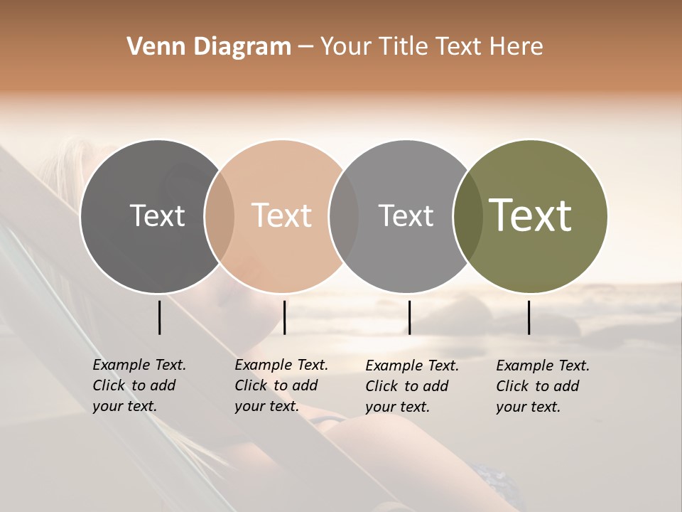 Sun Portrait Sunset PowerPoint Template