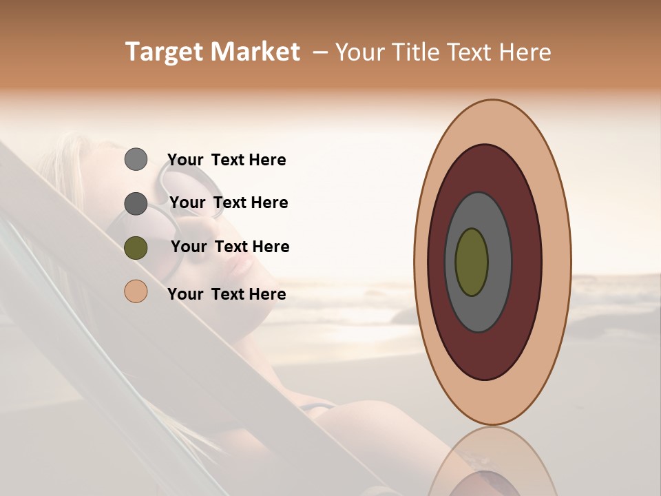 Sun Portrait Sunset PowerPoint Template