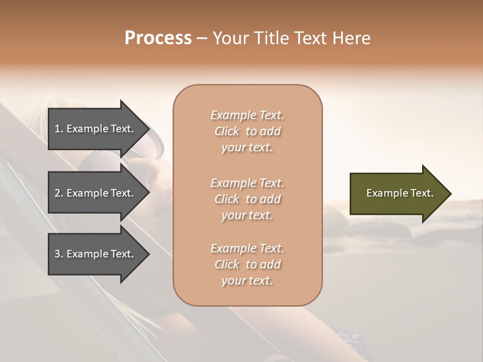 Sun Portrait Sunset PowerPoint Template