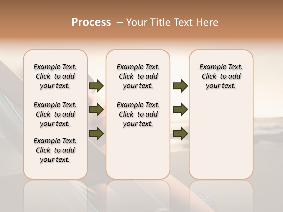 Sun Portrait Sunset PowerPoint Template