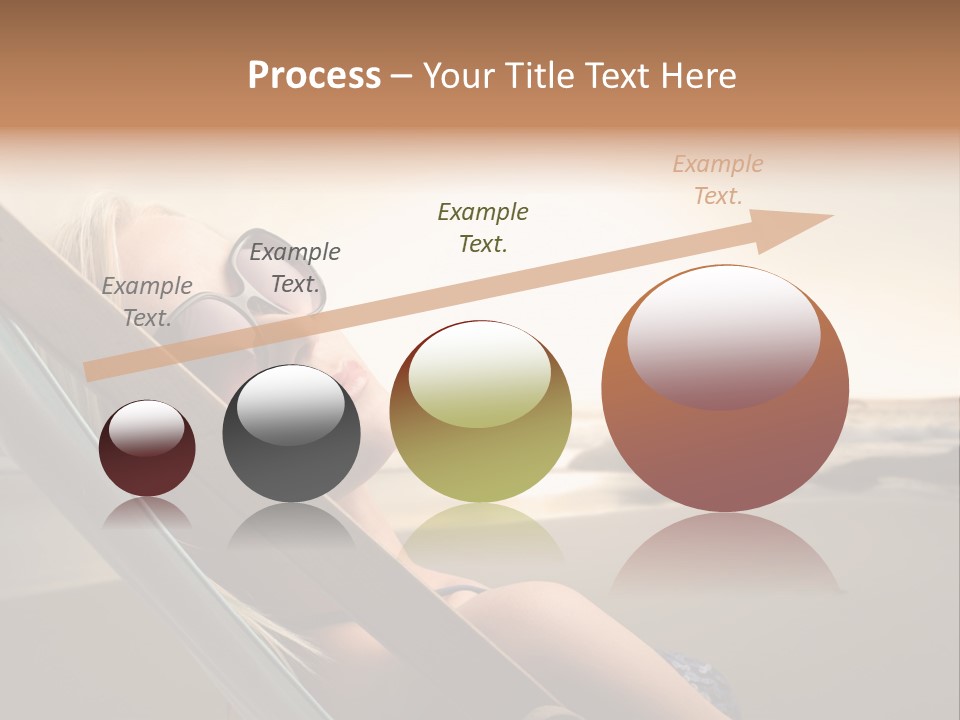 Sun Portrait Sunset PowerPoint Template