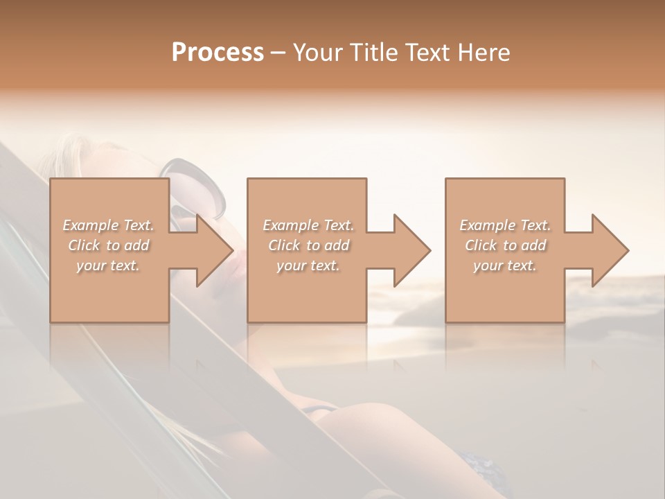 Sun Portrait Sunset PowerPoint Template