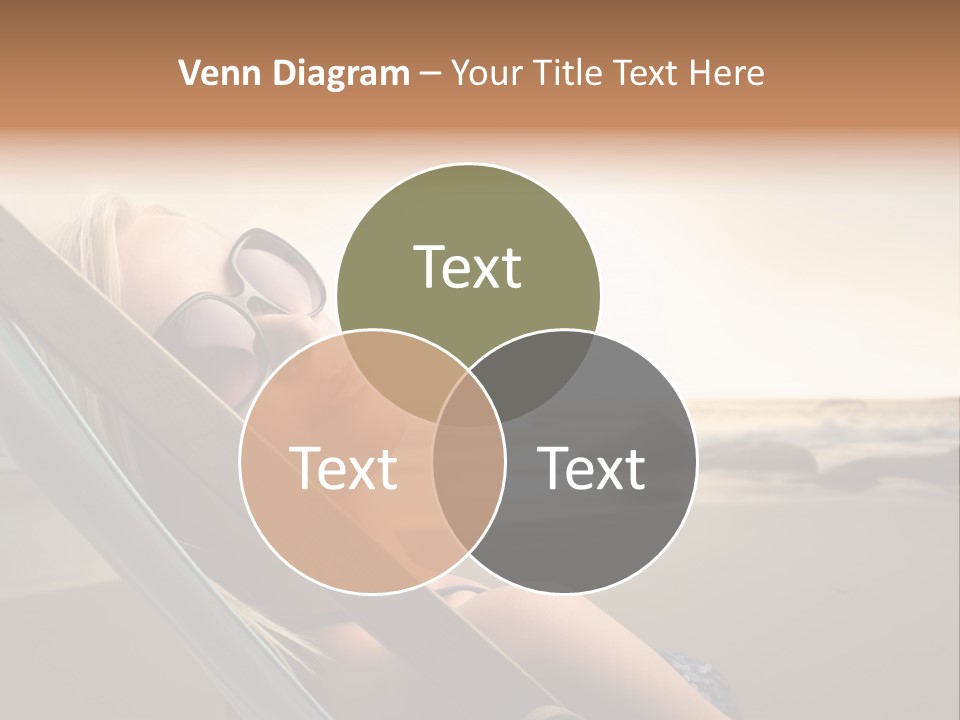 Sun Portrait Sunset PowerPoint Template