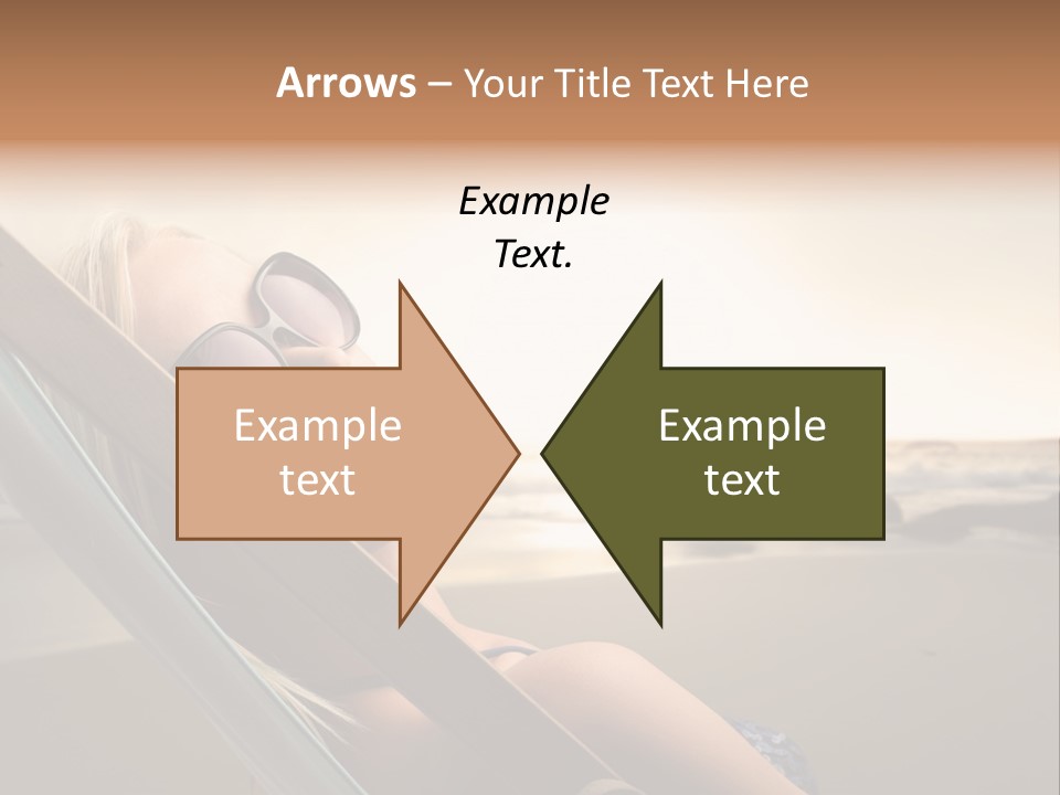 Sun Portrait Sunset PowerPoint Template