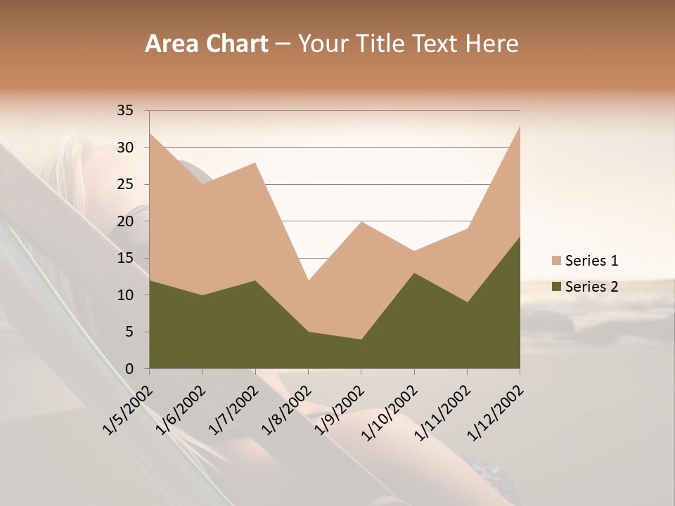 Sun Portrait Sunset PowerPoint Template
