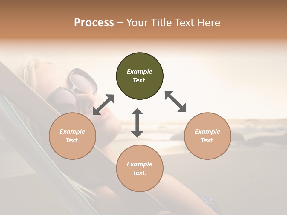 Sun Portrait Sunset PowerPoint Template
